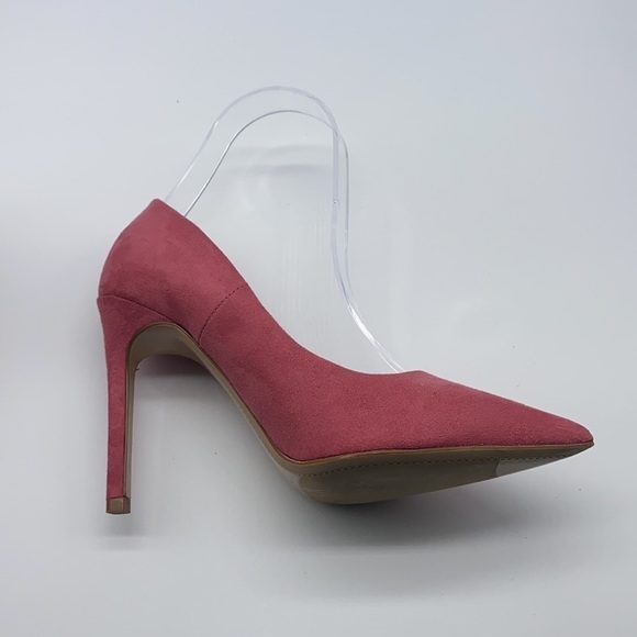 H&M - Raspberry Pink Suede Like Heels Size 36 or 5.5 - Picture 14 of 16